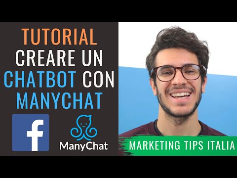 Creare un chatbot per Facebook con Manychat