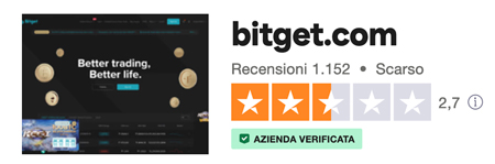 panoramica recensioni bitget exchange